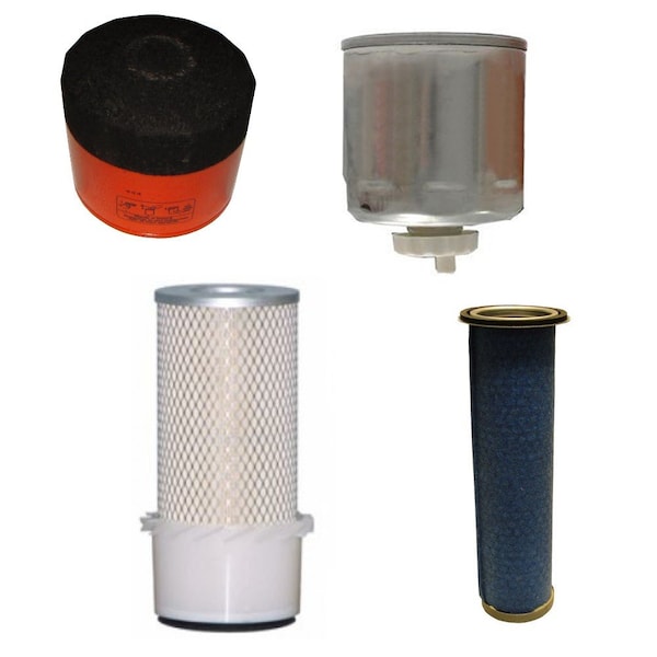 Aic Replacement Parts Filter Service Kit Fits Kubota Tractor L2850DT L2850F L3250DT L3250F L3350DT KT-FIA60-0008 - main